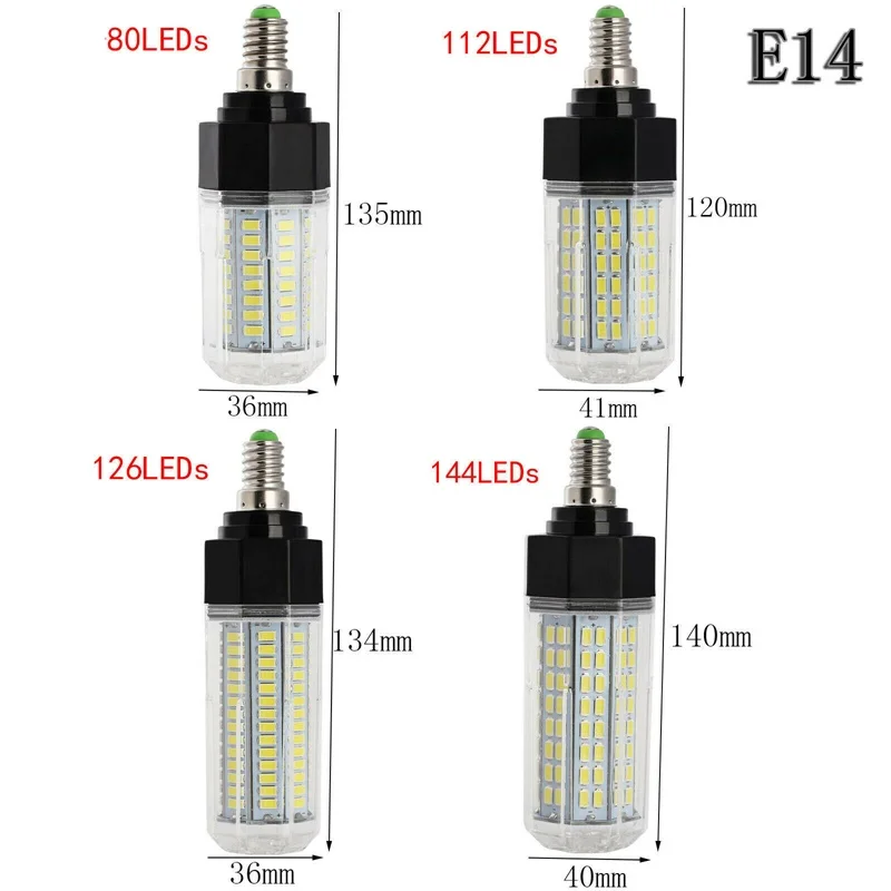 E27 E14 Диммируемый светодиодный светильник-Кукуруза Лампа накаливания 70 Вт-120 Вт 80 112 126 144 светодиодный S 110 В-240 В для домашнего декора светильник ing