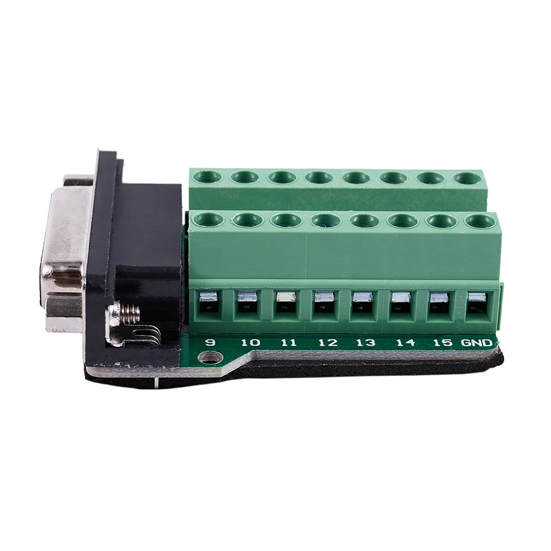 DB15 VGA 15pin Женский адаптер Jack терминальный адаптер печатная плата