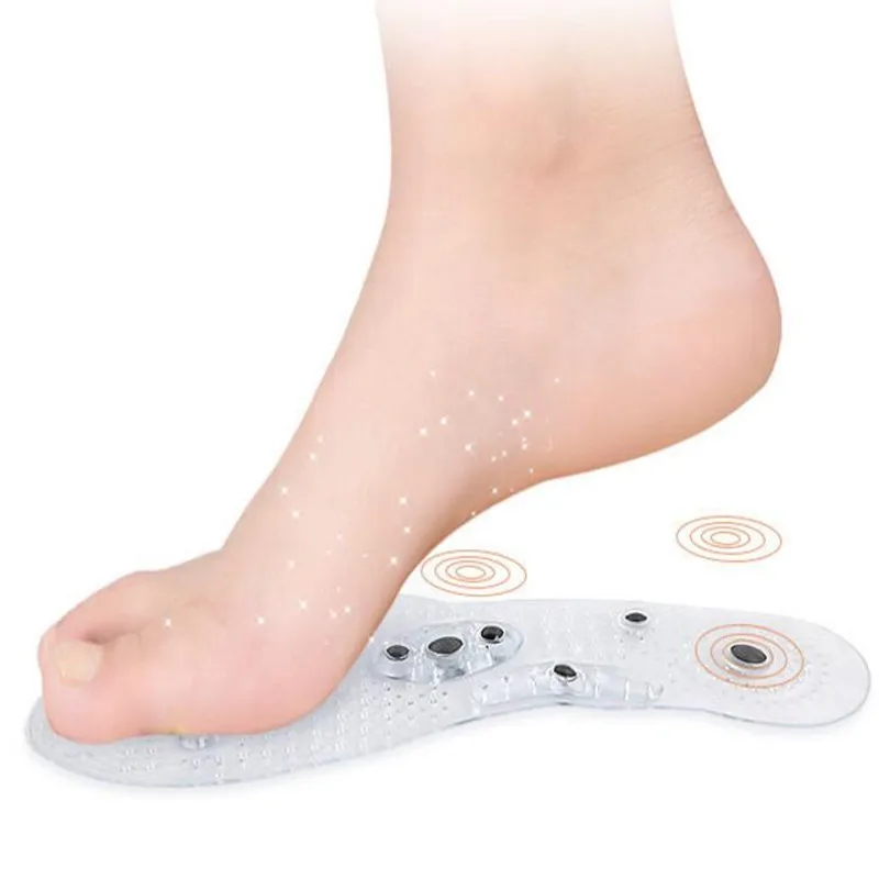 

Body Detox Slimming Magnetic Foot Acupuncture Point Therapy Insole Cushion Massager Brioche Comfort Massage Shoe Pads The