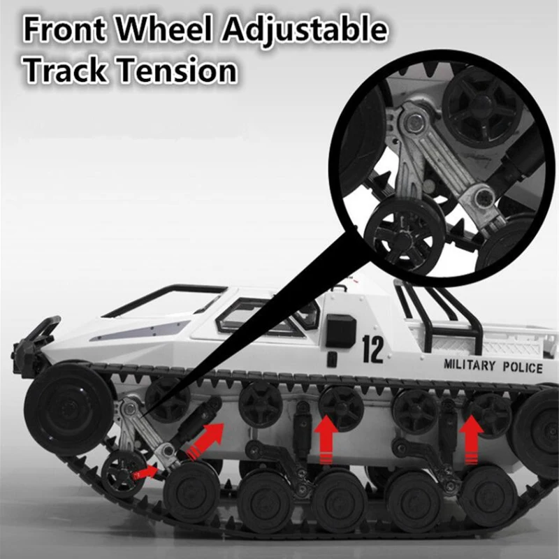 Simulation Off-Road Chariot Kids Electric RC Military Model Toy 1:12 EV2 Crawler Car Remote Control High Speed Drift RC Tank 3
