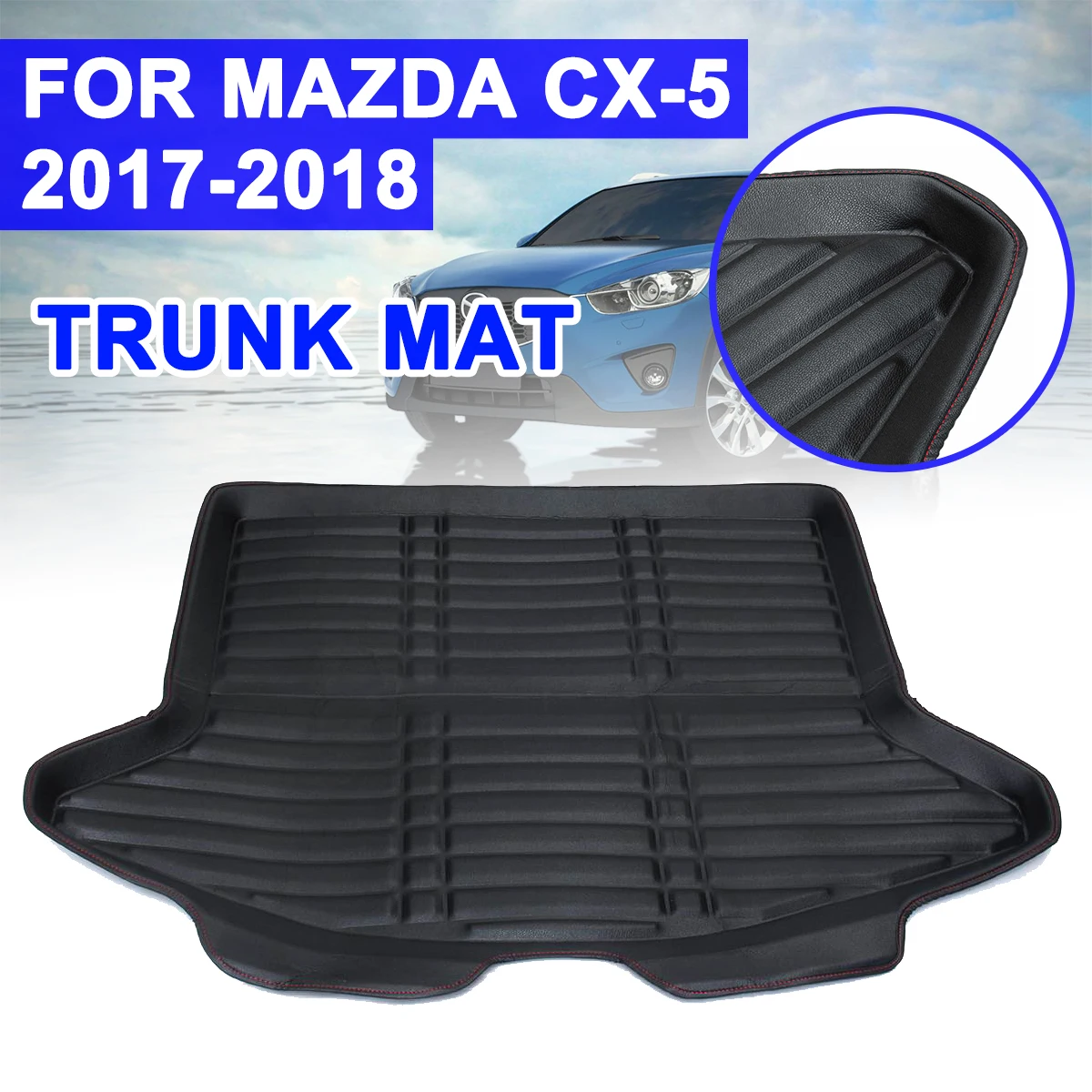 Коврик для ботинок задний багажник лайнер грузовой пол Mazda CX 5 CX5 2017 2018 поднос
