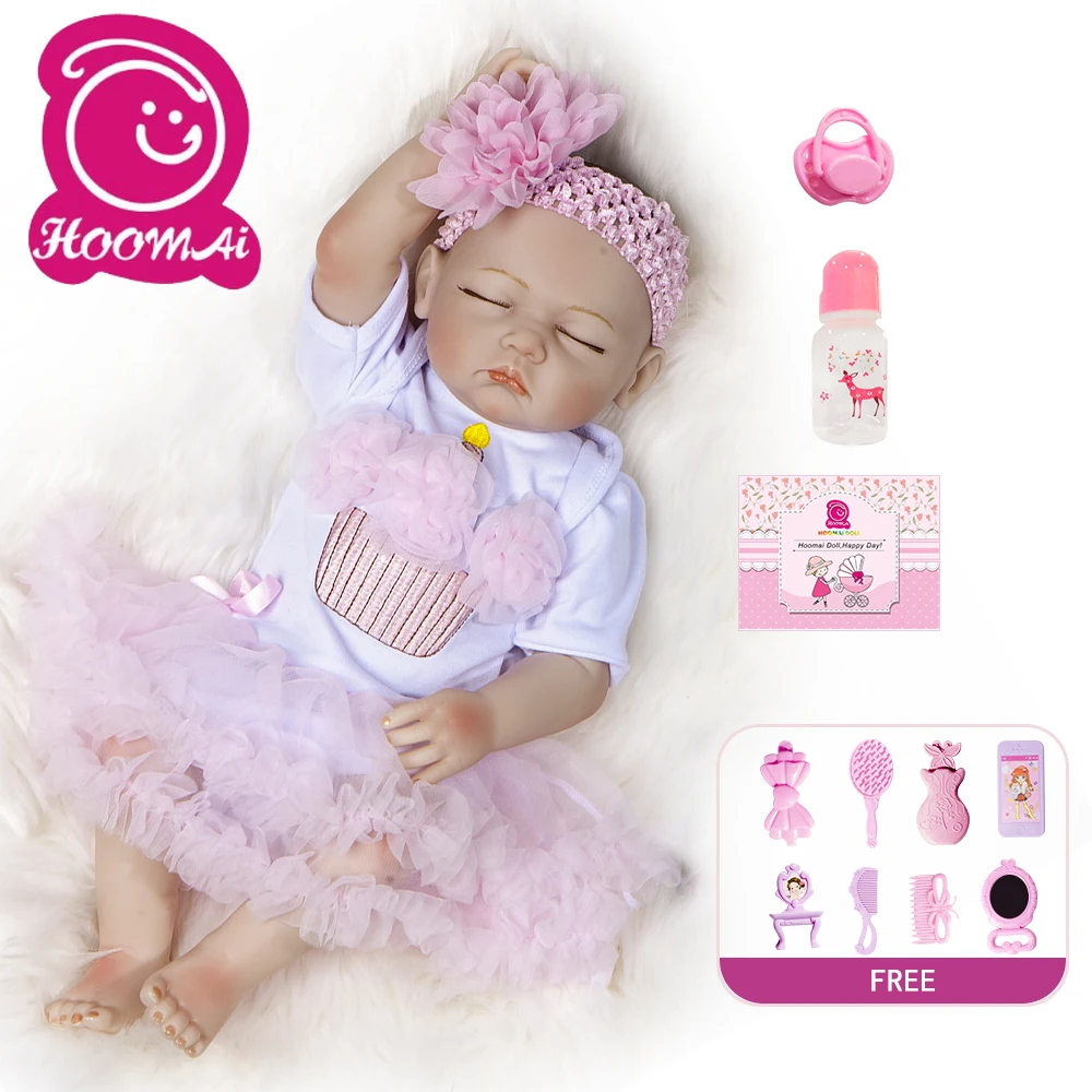 20 дюймов реалистичные Bebe Reborn Новорожденные куклы Reborn Реалистичные полные тела силиконовые куклы для малышей игрушки