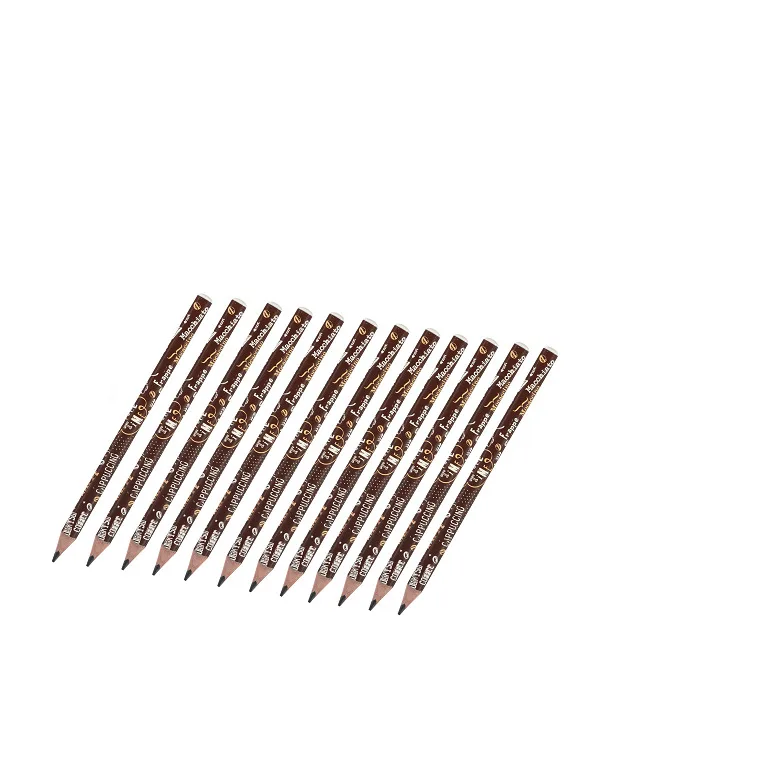 Set чернографитных pencil Bruno Visconti &quothappy Graphix jumbo. coffee time. Espresso" 4в 3 5mm... трехгр... Wood 12 PCs