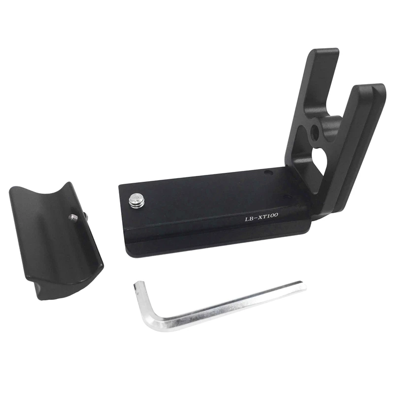 NEWYI металл QR Quick Release L Plate кронштейн крепление камеры Вертикальная ручка для FUJIFILM Fuji XT100 рукоятка