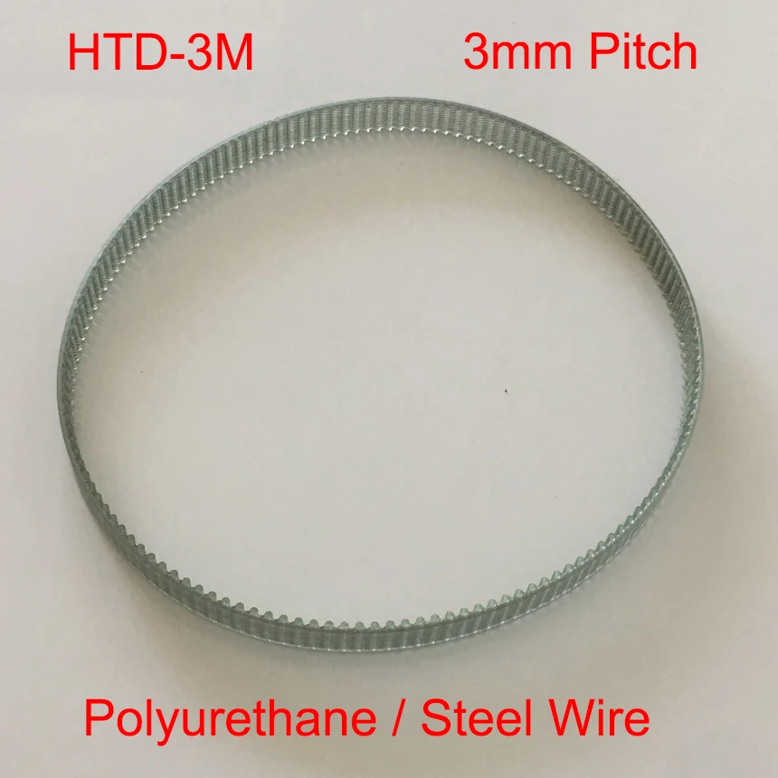 

HTD 3M 540 549 555 180 183 185 Tooth 10mm 12mm 15mm 18mm Width 3mm Pitch Polyurethane Steel Wire Cogged Synchronous Timing Belt
