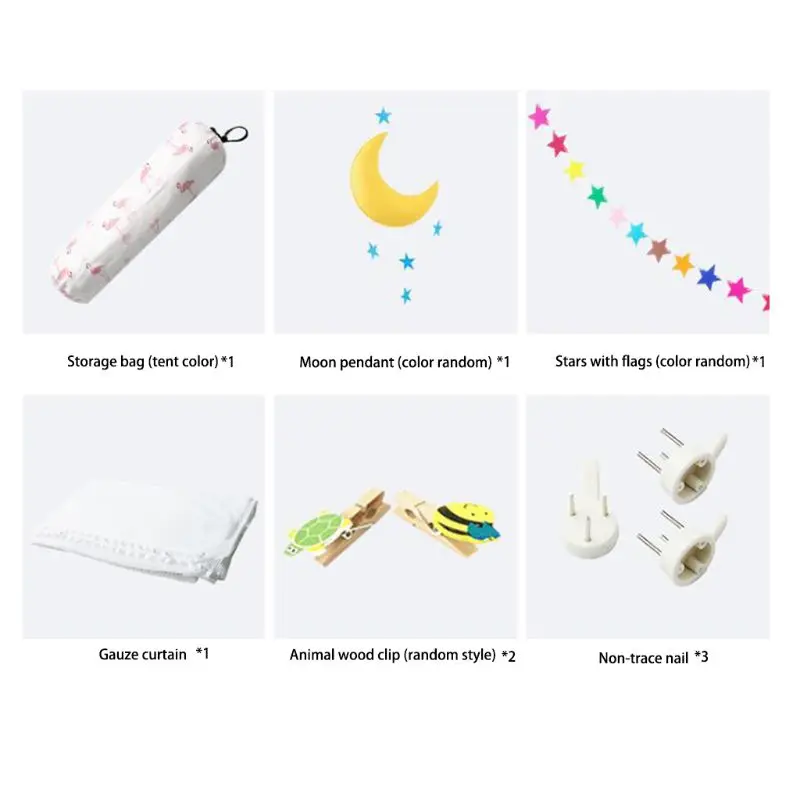 

Kids Teepee Tents Children Play House Cotton Bed Tent Canopy Foldable Crib Tent Baby Room Decor Birthday Gifts Photography