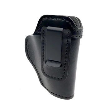 

New 1Pcs Cattlehide fPistol Sleeve Soft Elastic Holster - Black