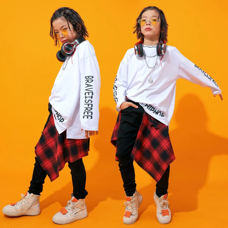 3 шт./комплект детские танцевальные костюмы в стиле хип хоп|Бальные танцы| |