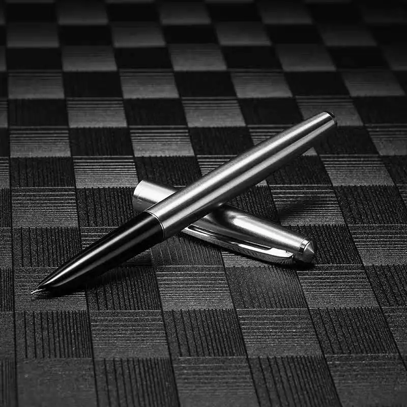 JINHAO 911 Fountain Pen Ink Steel Financial Tip 0.38mm Extremely Fine Calligraphy Nib Stainless Student Office Writing Gift | Канцтовары