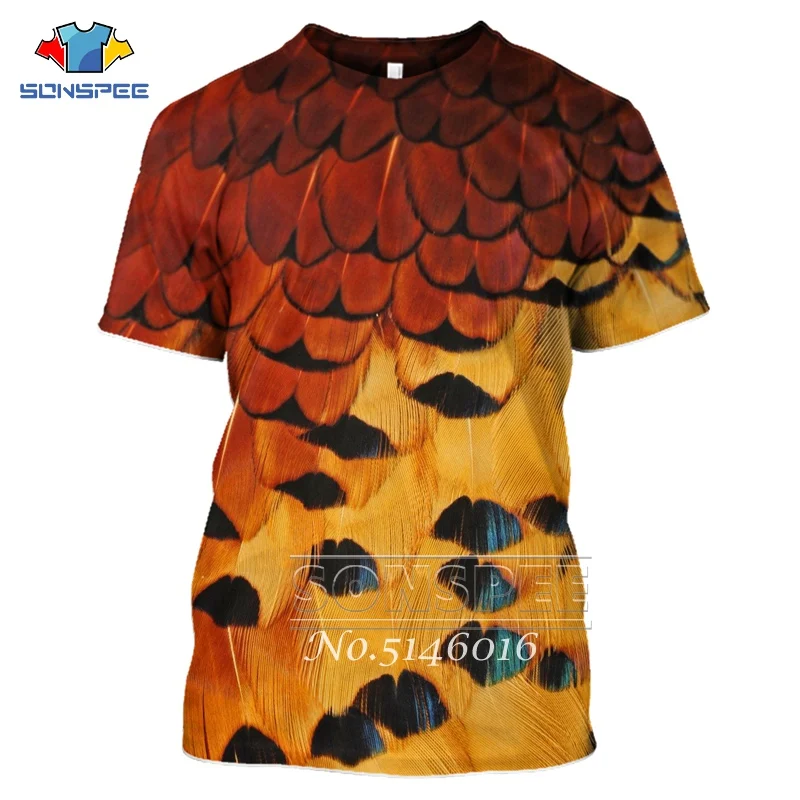 

SONSPE Child Baby Casual t shirts top 3D Print Harajuku Animal feathers funny T-shirt Unisex tee Vest/Sweatshirt/zip hoodie X30