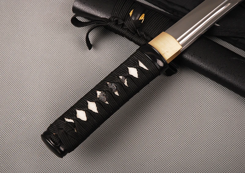 Брэндон мечи острый японский самурайский меч Танто ручной работы высокий нож из углеродистой стали Полный Тан Двойной Привет Unokubitsukuri меч
