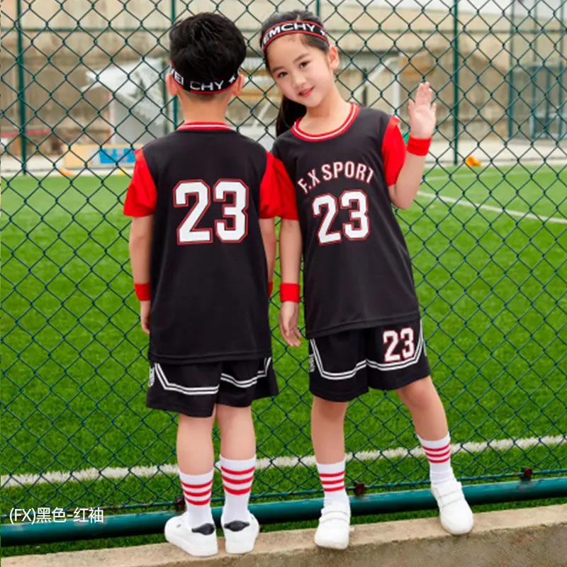 New Kids Boys #23 Basketball Jerseys Short Suits kits Girls 1-10 years Sets Hot 