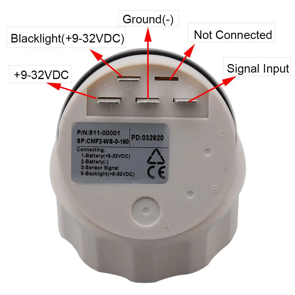 Medidor de nivel de combustible de 2 pulgadas, con Sensor de flotador de combustible de 0-190 ohm, 200mm, 250mm, 400mm, 550mm, para coche marino, motocicleta y aceite