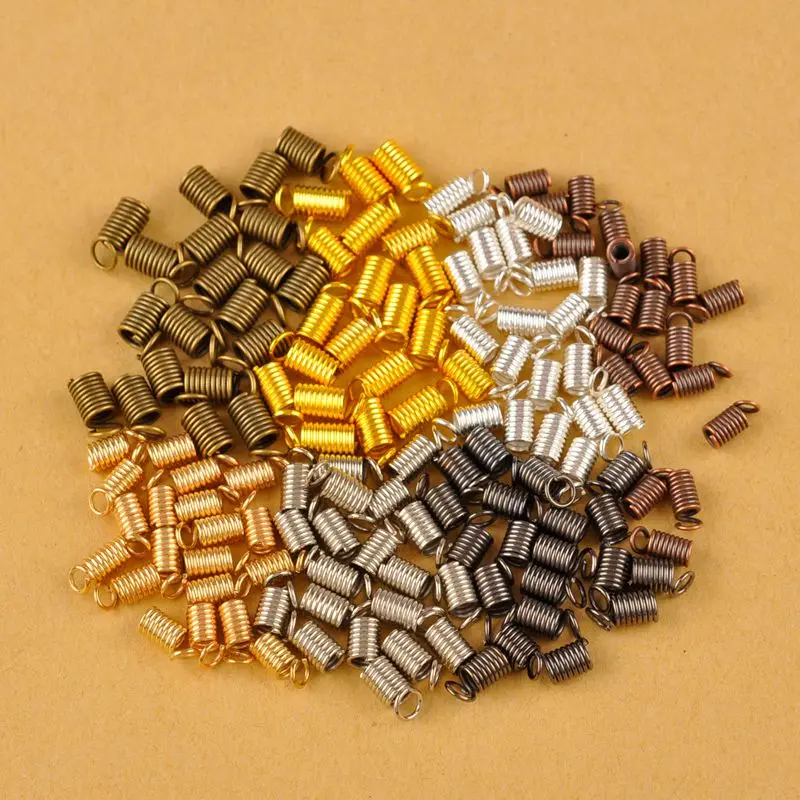 1000Pcs Spring Clasps Cord End Caps My WordPress