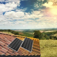 Solar Panel Panneau solaire 150W 18V, Module léger, cellule d'alimentation PV pour batterie 12v, bateau, caravane, connecté au réseau, Applications hors réseau 6