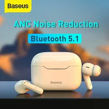 Baseus TWS ANC bezprzewodowa słuchawka Bluetooth 5.1 S1/S1Pro aktywna redukcja szumów słuchawki Hi-Fi sterowanie dotykowe słuchawki do gier