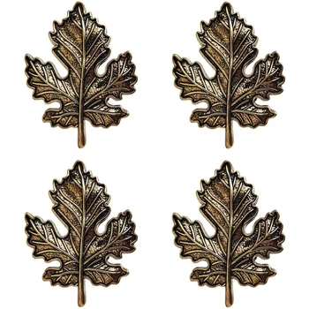 

Maple Napkin Ring,Autumn Napkin Ring,Retro Alloy Napkin Holder,for Thanksgiving,Autumn Theme Party Table Decoration