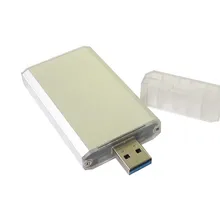 USB 3,0 встроенный в мини PCIE MSATA SSD твердотельный диск к USB 3,0 жесткий диск коробка