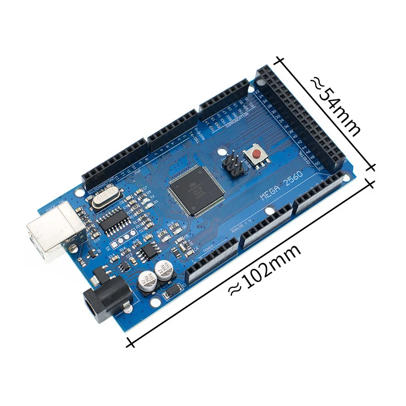 10 шт. MEGA2560 MEGA 2560 R3 (ATmega2560 16AU CH340G) AVR USB плата с/без кабеля|Интегральные схемы| |