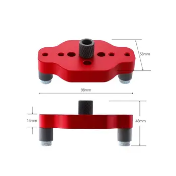 

Woodworking Straight Hole Punch Locator Guide Dowelling Jig Puncher Carpentry