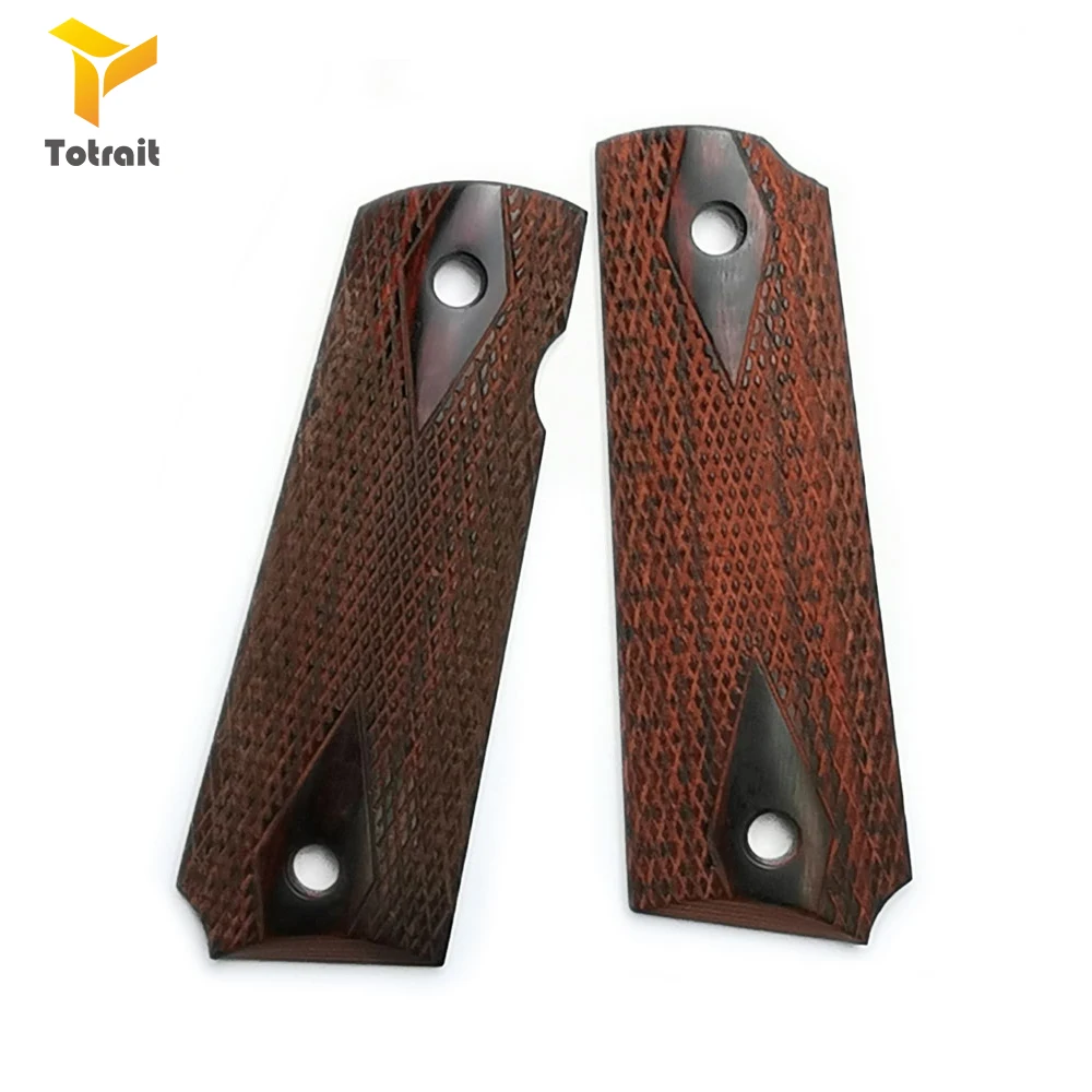 Colt 1911 Грипсы профессиональные G10 рукоятки ножа деревянные весы DIY Нескользящие