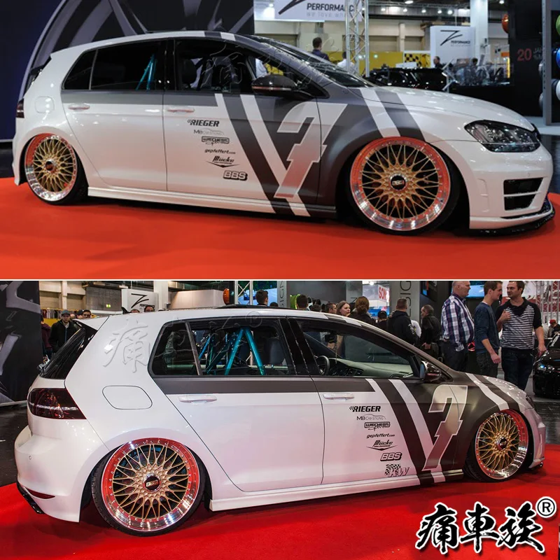 

Car stickers For Volkswagen Golf 7 2018 Sticker Lahua Golf 7 Appearance Decoration Modified Body Sticker