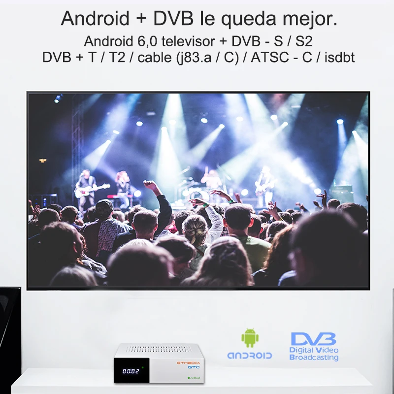 Receptor de TV via satélite