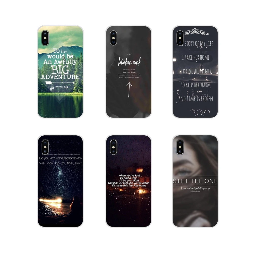 Прозрачный чехол из ТПУ для Apple iPhone X XR XS 11Pro MAX 4S 5C SE 6S 7 8 Plus ipod touch 5 6 One Direction с