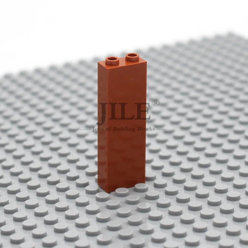 Moc Brick 1x2x5 блокированные открытые шпильки или полые шпильки 2454 DIY просветить строительный блок Скоба совместима со сборками частиц - Цвет: Коричневый