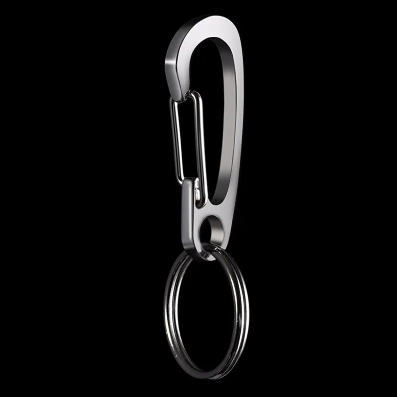 

QOONG Custom Lettering Keychains Stainless Steel Keyrings Metal Engrave Name Customized Logo Key Chain For Car Women Men gift