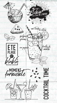 

french Christmas deer Clear Silicone Stamp / seal for DIY Scrapbooking / Album Decorative Clear Stamp Sheets A059