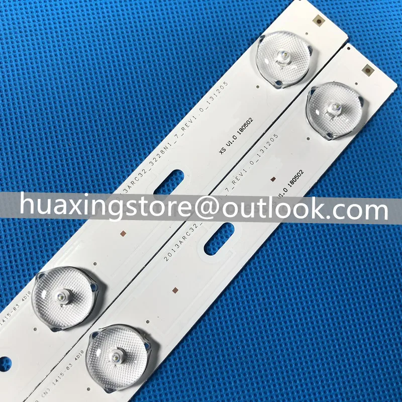 Светодиодная подсветка для 3" дюймов ТВ 32VLE4401 32VLE4500 2013ARC320-3228N1 2013ARC32_32281-7 615 мм 7 объектив 1 комплект = 10 шт