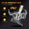 Infitary Canbus Car Headlights Bulb LED H4 H7 H1 H3 H11 H13 H27 880 HB3 HB4 9004 9007 12000Lm Ice COB 6500K 4500K Auto Fog Light ► Photo 2/6