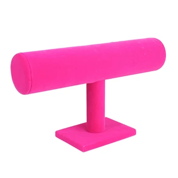 

Velvet Jewelry Rack Bracelet Necklace Stand Organizer Holder Display Home Essentials Essential Dressing Table Fashion