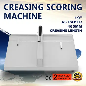 

Creasing Machine 18 Inch 460 mm Desktop Paper Card Creaser Scorer Heavy Duty Metal Paper Creaser for Paper Card Book Scoring