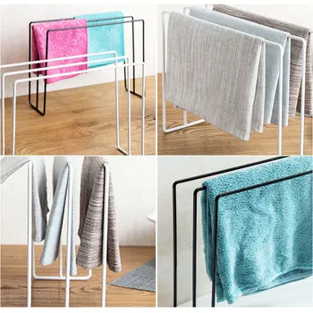 

Simple Vertical Wrought Iron Dishcloth Storage Rack Kitchen Supplies Household Dishwashing Organizers Towel Drying Holder