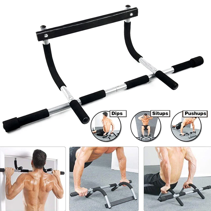 Iron Gym Pull Up Sit Up Door Bar Portable Chin-Up for Upper Body Workout Doorway SP99 1