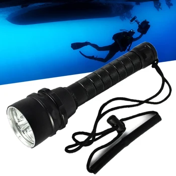 

Brightest Professional LED Diving Flashlight T6 L2 Portable Scuba Diving Torch 100M Underwater IPX8 Waterproof 18650 Flashlights