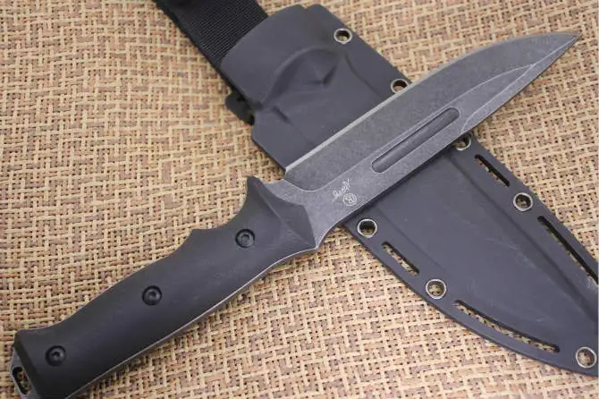 ToughKeng уплотнения военный боевой нож с фиксированным лезвием CNC G10 Ручка Открытый