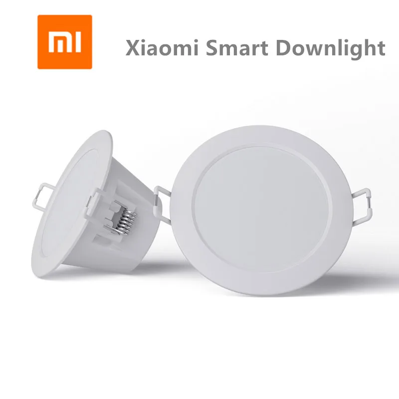 Интеллектуальный светильник xiaomi mi jia, работающий с приложением mi home, умный пульт дистанционного управления, белый и теплый светильник для телефона, умный сменный светильник