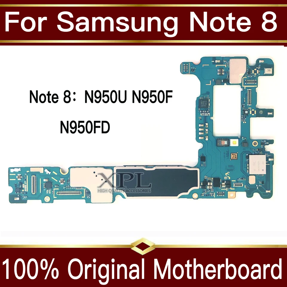 Протестированная разблокированная материнская плата для samsung Note 8 материнская плата N950F/N950FD 64 Гб полнофункциональная материнская плата