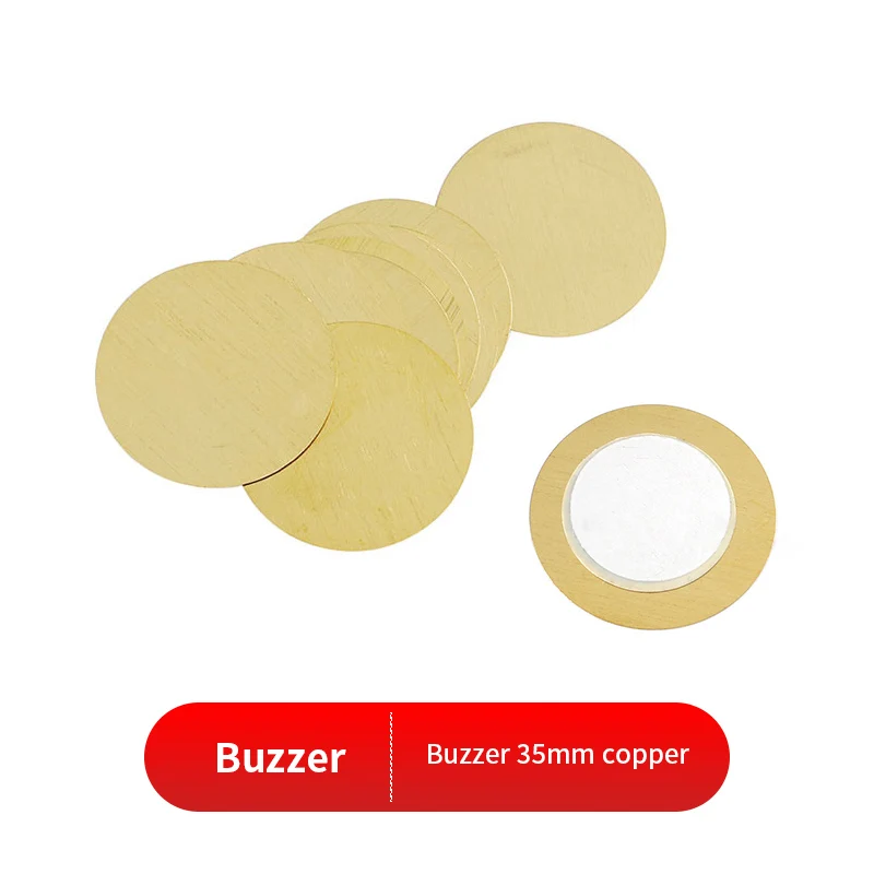 10 Pcs Piezoelectric Piezo Ceramic Wafer Plate Dia 12mm 15mm 18mm 20mm 27mm 35mm 50mm For Buzzer Loudspeaker