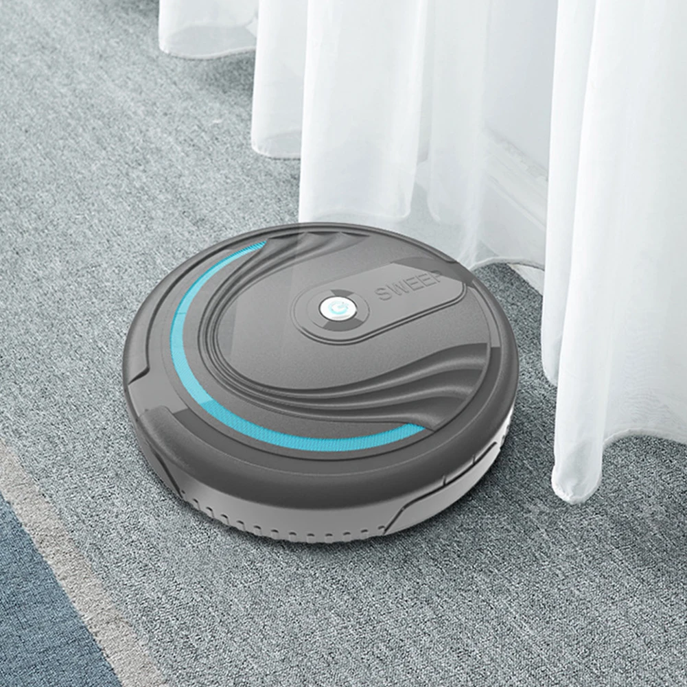 

2 In 1 Cleaning Plastic Low Decibels USB Easy Operation Auto-induction Universal Intelligent Robot Vacuum Cleaner Floor Sweeping