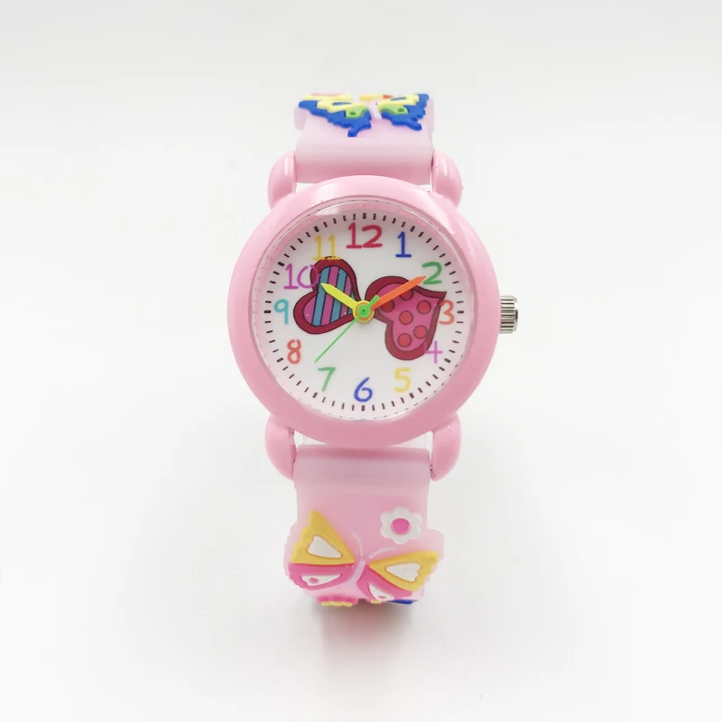 hot fashion 3D jelly band watches for girls cartoon pattern quartz boys watch free dropshipping waterproof wristwatches  (19)