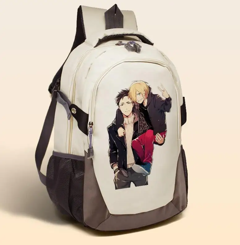 Рюкзак с изображением героя японского аниме Виктора Никифорова, Юри плисецкий, косплей, сумка на плечо, рюкзак Mochila Escolar - Цвет: 3