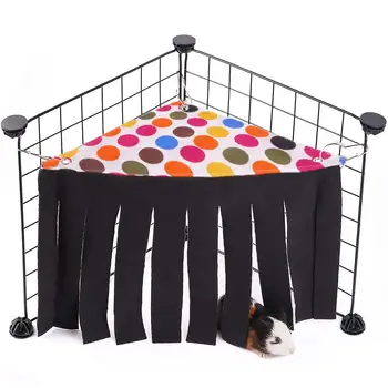 

Pet Supplies Corner Fleece Forest Hideout For Guinea Pigs Ferrets Chinchillas Hedgehogs Other Small Pets Hanging Bed Nest Toys
