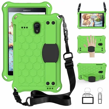 

Kids Case for Samsung Galaxy Tab A 8.0 2017 T380 T385, Kidsproof Tablet Cover with Shoulder Strap and Stand, Hand Grip
