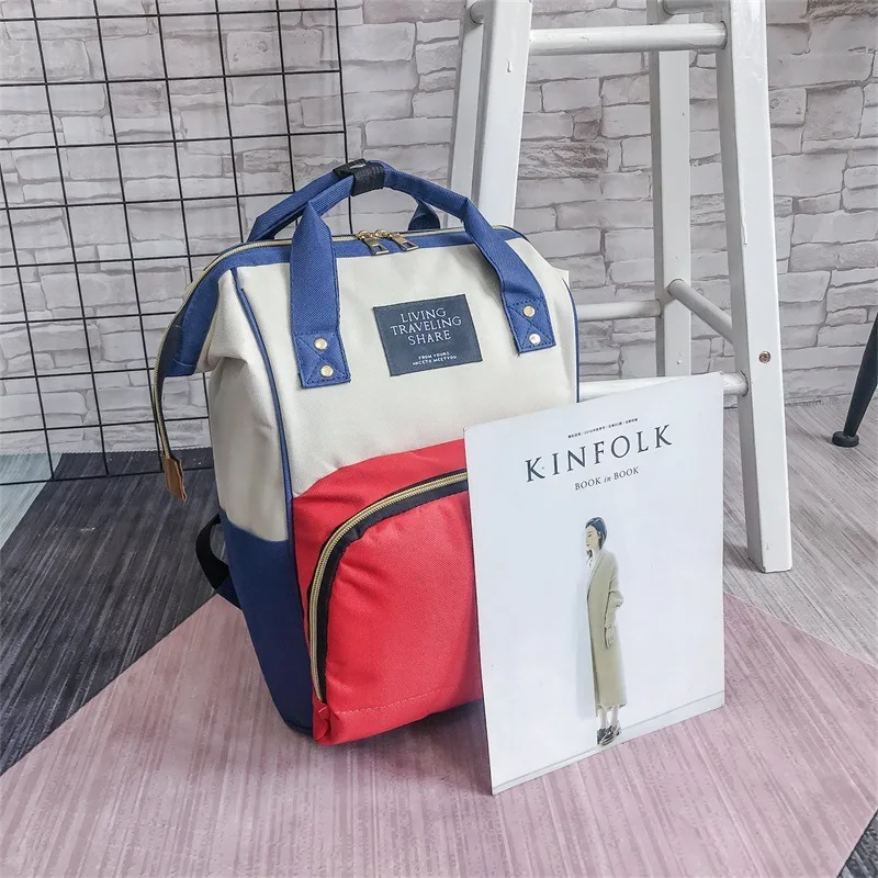 

2019 Fashion Korean-style Diaper Bag Multi-functional Large-Volume Mommy Bag MOTHER'S Bag Feeding Bottle Backpack Aiaper Backpac