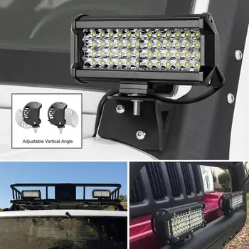 

Nlpearl 4" 7" 72W 144W LED Work Light Bar For Tractors 24V Light LED 12V SUV Offroad Spotlight ATV Car Truck Boat 4x4 Bar 6 Q6I3