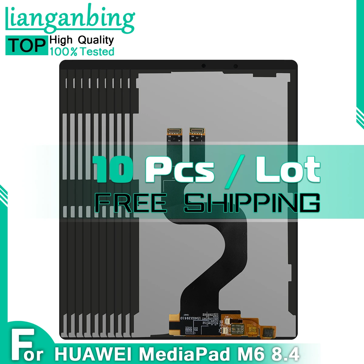 10PCS 8.4" LCD For Huawei MediaPad M6 Turbo 8.4 VRD AL10 VRD W10 LCD